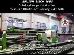 GLD-2 উচ্চ গতির স্বয়ংক্রিয় পিএলসি নিয়ন্ত্রণ গ্যাবিয়ন উত্পাদন লাইন