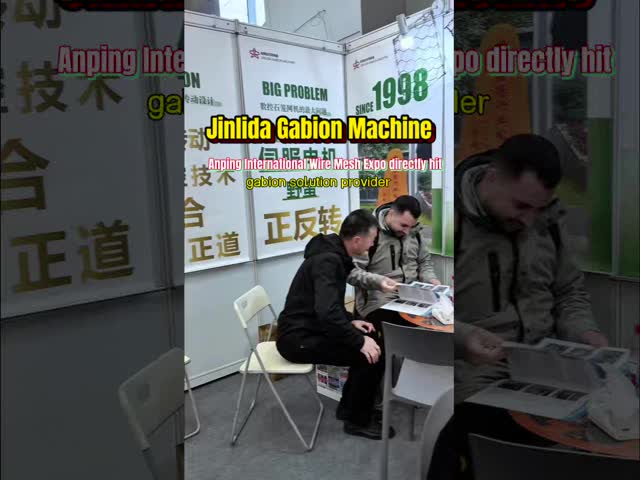 JINLIDA Gabion Machine joins Anping International Wire Mesh Expo! 