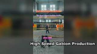 ক্রমাগত উত্পাদনের জন্য ভারী-শুল্ক উচ্চ গতির গ্যাবিয়ন মেশিন