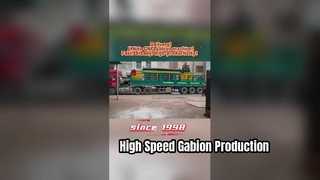 সর্বোচ্চ আউটপুট জন্য উচ্চ গতির Gabion মেশ মেশিন