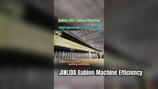স্থিতিশীল অপারেশন বড়-স্কেল গ্যাবিয়ন মেশ উত্পাদনের মূল যুক্তি প্রকাশ করে