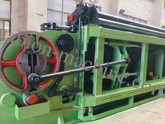 কেনা 380V/50HZ গ্যাবিয়ন জাল মেশিন পিএলসি কন্ট্রোল সিস্টেমের সাথে রেনো গদি 50mmx50mm জাল অনলাইন উত্পাদন