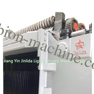 কেনা গ্যালভানাইজড স্টিল ওয়্যার গ্যাবিয়ন জাল মেশিন 2.5m প্রস্থ 75mmx75mm অনলাইন উত্পাদন