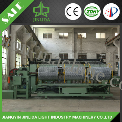 কেনা স্টিলের গ্যাবিয়ন তৈরির জন্য হাই-স্পিড গ্যাবিয়ন তৈরির মেশিন 50 * 50 মিমি জাল আকার অনলাইন উত্পাদন