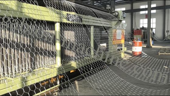 কেনা ডাবল-টুইস্ট হেক্সাগোনাল জাল মেশিন 220/380V ভোল্টেজ 5300mm Weaving প্রস্থ এবং 7200x1530x2560mm মাত্রা সঙ্গে অনলাইন উত্পাদন
