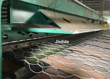 কেনা হাইড্রোলিক স্টেইনলেস স্টীল তারের জাল কাটার মেশিন / Gabion উত্পাদনের লাইন অনলাইন উত্পাদন