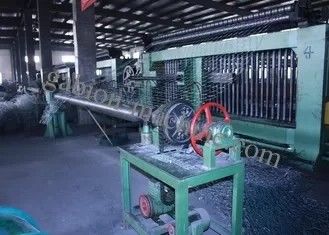 কেনা দস্তা প্রলিপ্ত Gabion বক্স মেকিং মেশিন কম ঘর্ষণ অনলাইন উত্পাদন