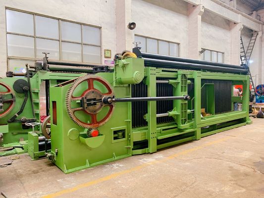 কেনা সহজ অপারেশন স্বয়ংক্রিয় স্টপ Gabion মেশিন 66*80mm তারের জাল অনলাইন উত্পাদন