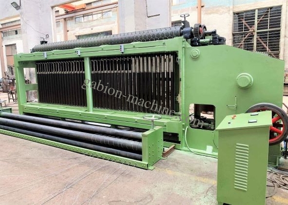 কেনা গ্যাবিয়ন গদির জন্য 4*1m 3.6mm সহ PVC ওয়্যার হেক্সাগোনাল মেশ মেশিন অনলাইন উত্পাদন